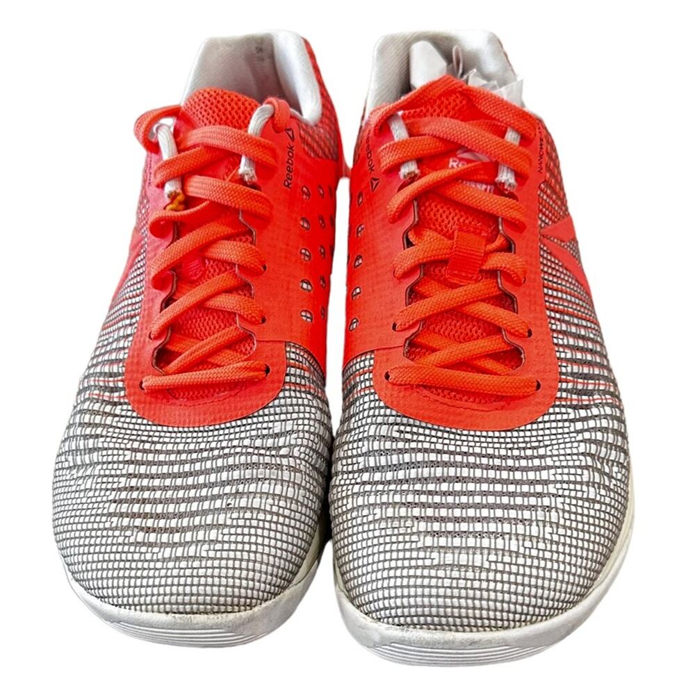Reebok CrossFit. Gray orange running shoes. Size 8 - Picture 8 of 9